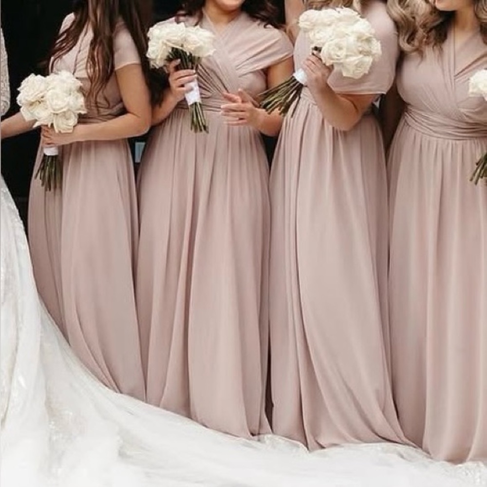 Birdygrey Taupe Bridesmaid Dress - Picture 4 of 8